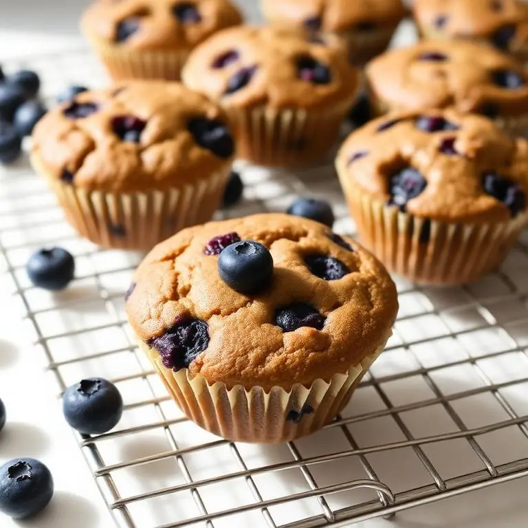 Gluten Free Blueberry Zucchini Muffins