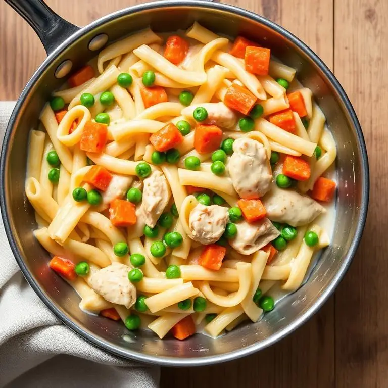 Gluten Free Chicken Pot Pie Pasta